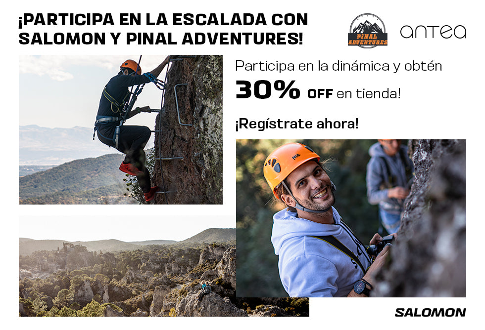 ¡PARTICIPA EN LA ESCALADA CON SALOMON Y PINAL ADVENTURES!