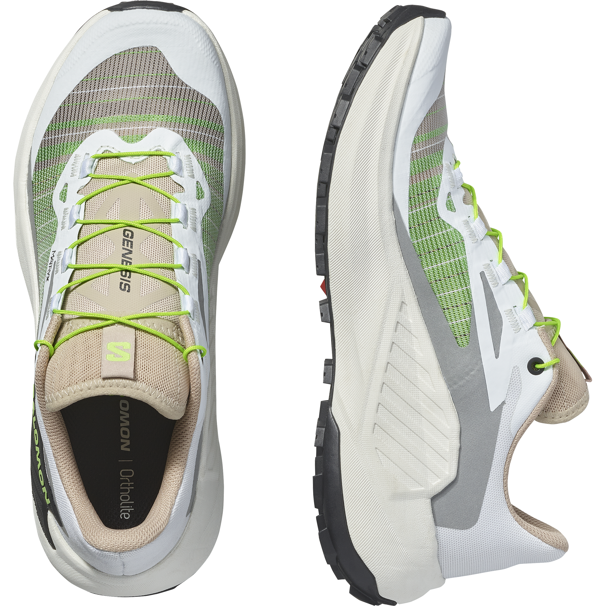 #Color_White / Oxford Tan / Green Gecko