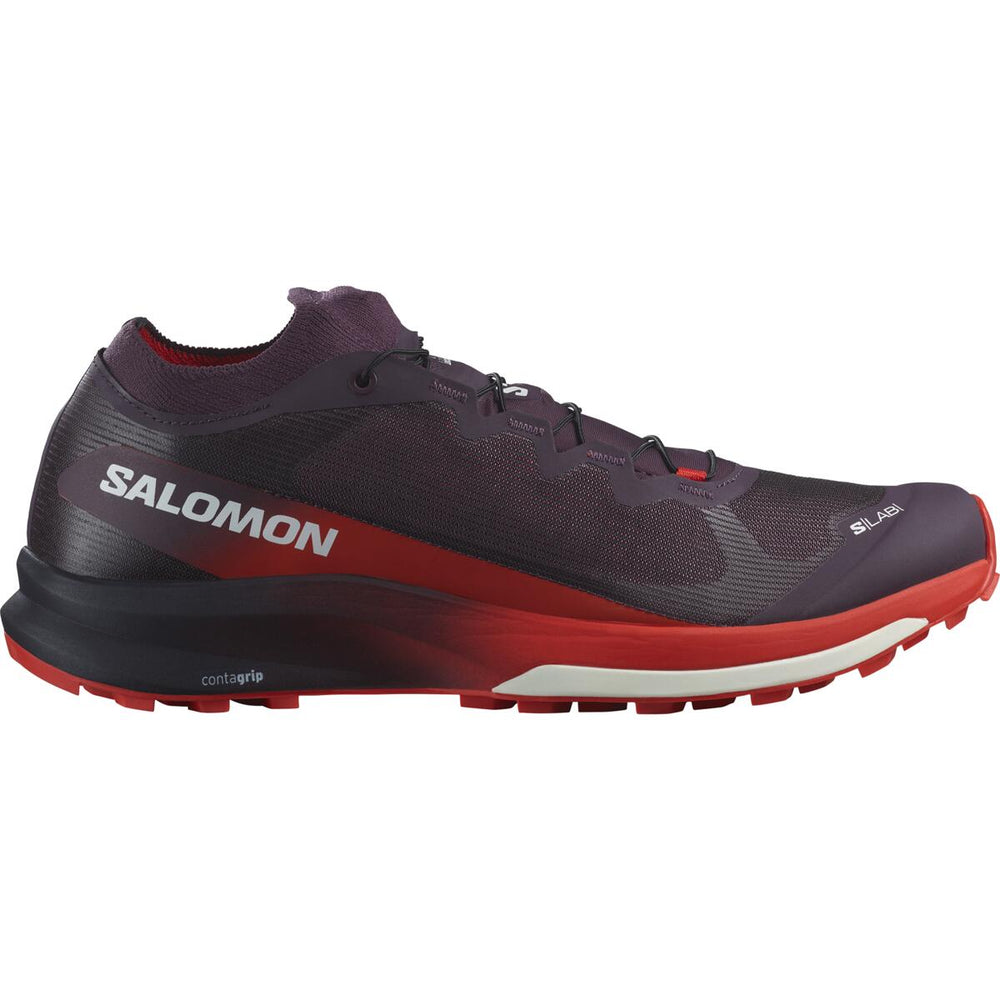 Tenis morados unisex para trail running - S/Lab Ultra 3