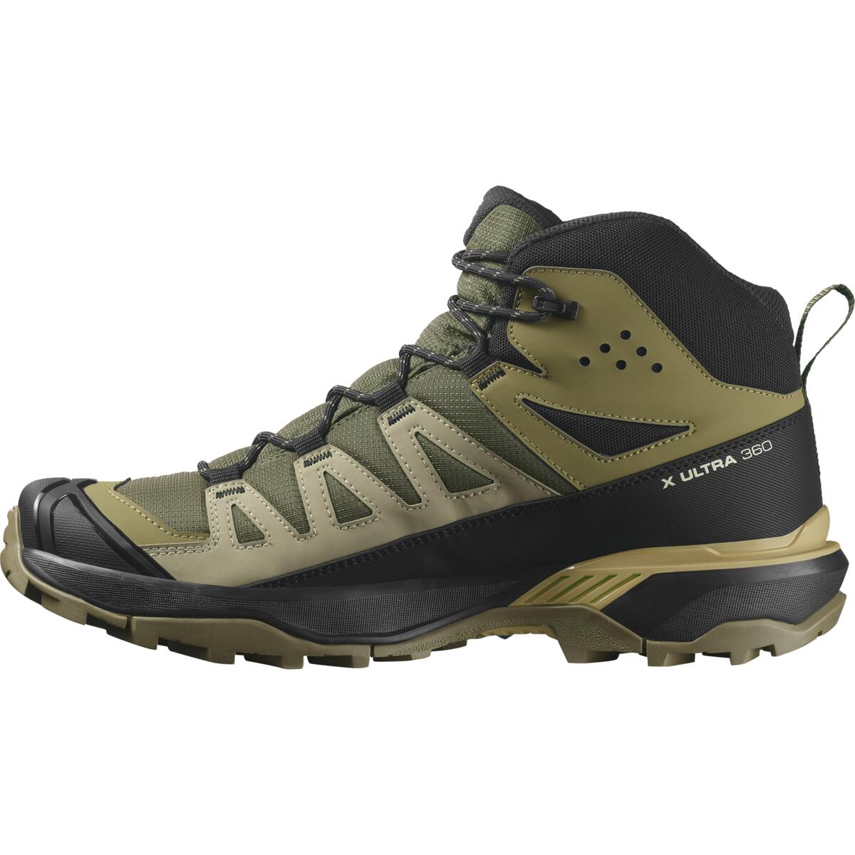 Botas Salomon Senderismo X Ultra 360 Mid Gore Tex Verde Hombre