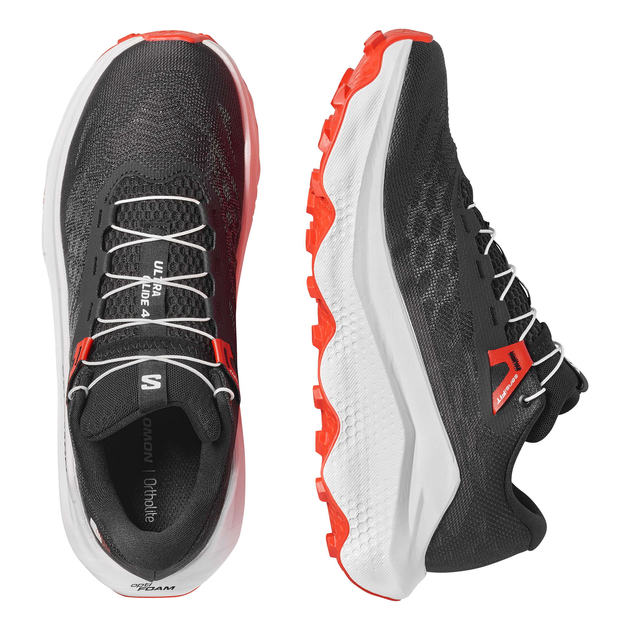 #Color_Black / White / Fiery Red