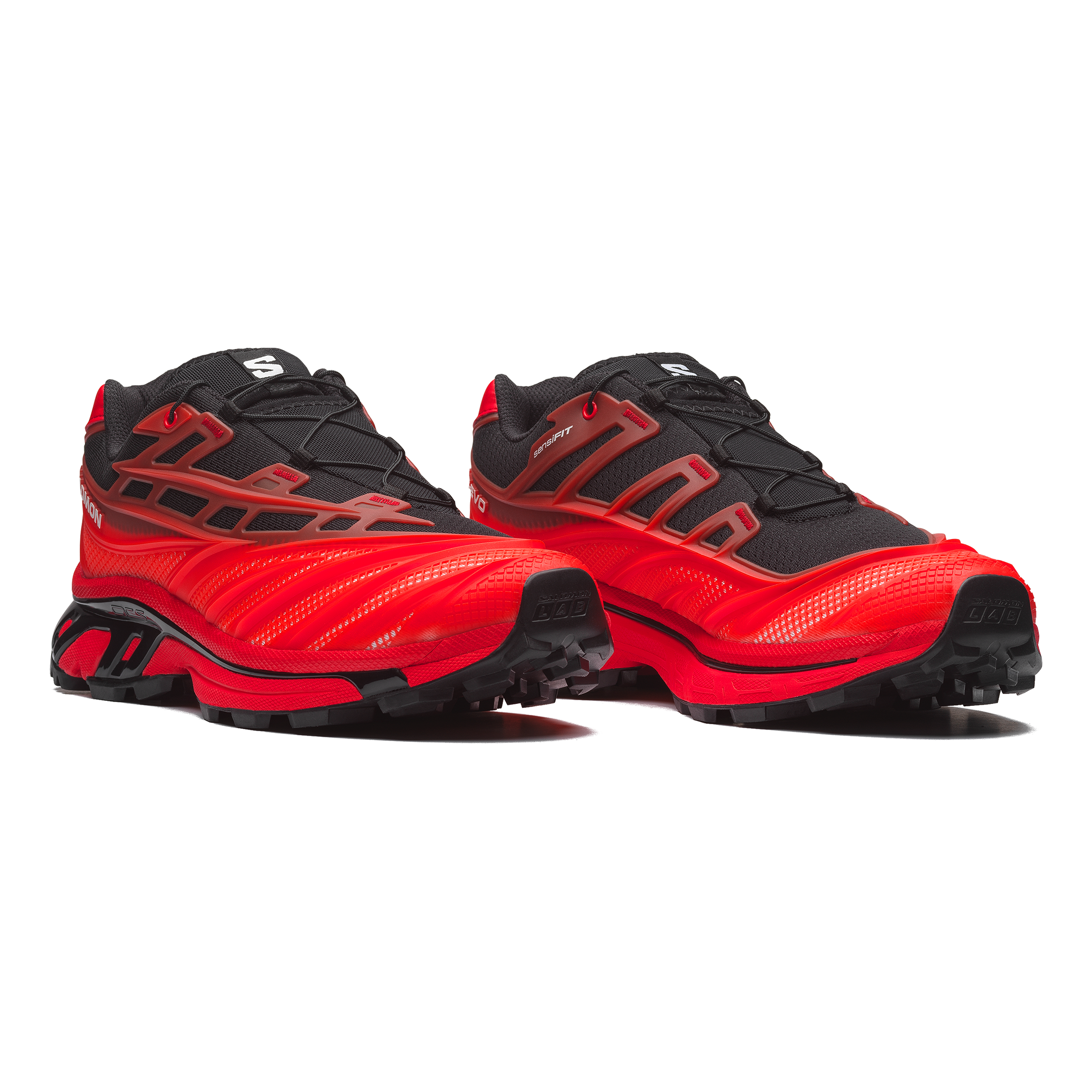 #Color_Black / Fiery Red / White
