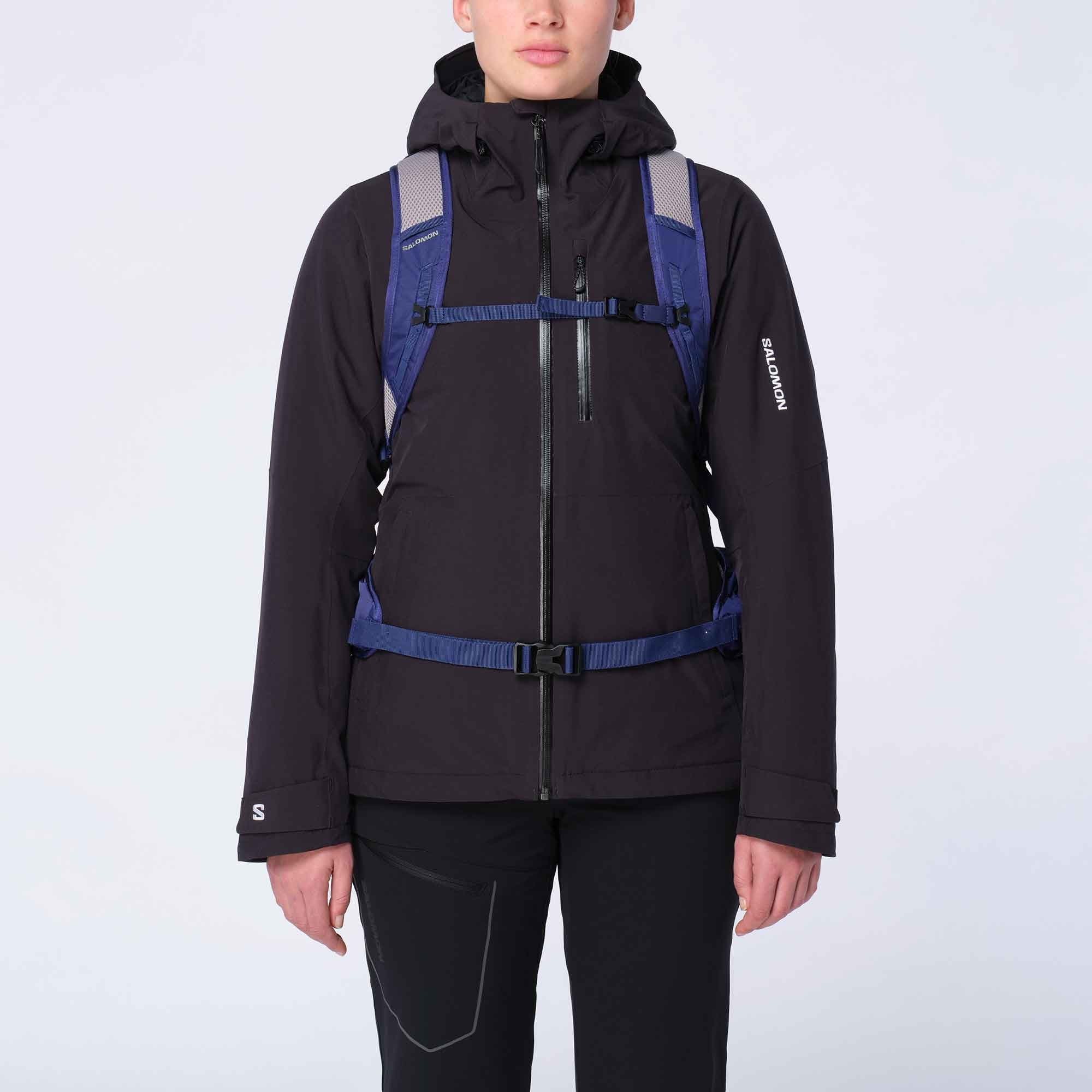 #Color_Mazarine Blue / GHOST GRAY 16-4703 TCX