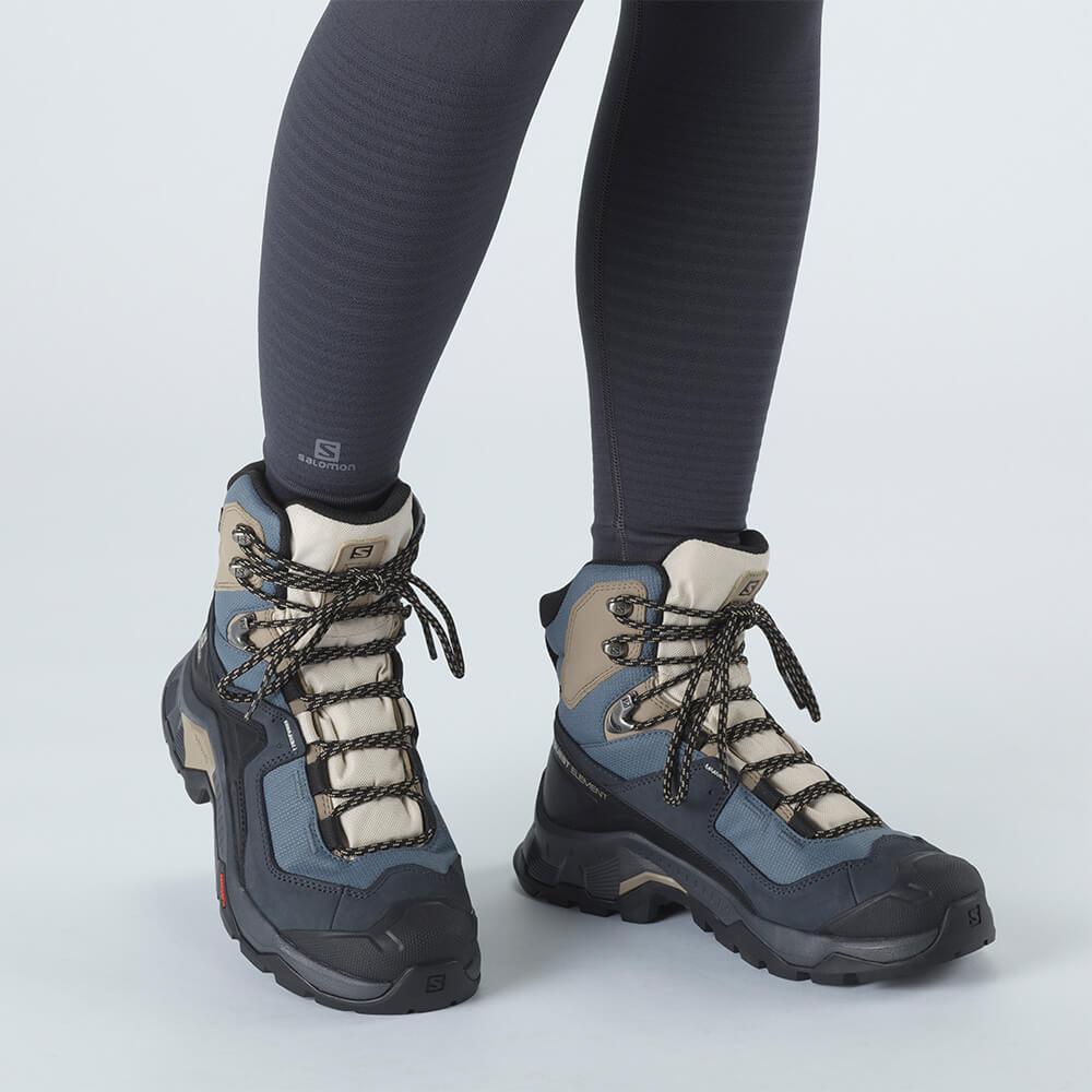 Botas de mujer para senderismo largo QUEST ELEMENT GTX – Salomon MX